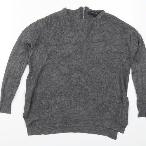 Atmosphere Womens Grey Crew Neck  Viscose Pullover Jumper Size 6
