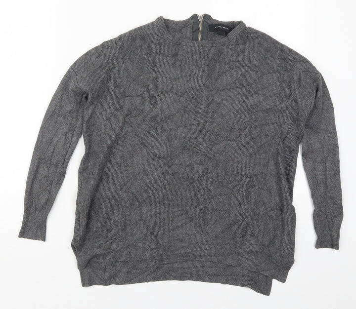 Atmosphere Womens Grey Crew Neck  Viscose Pullover Jumper Size 6