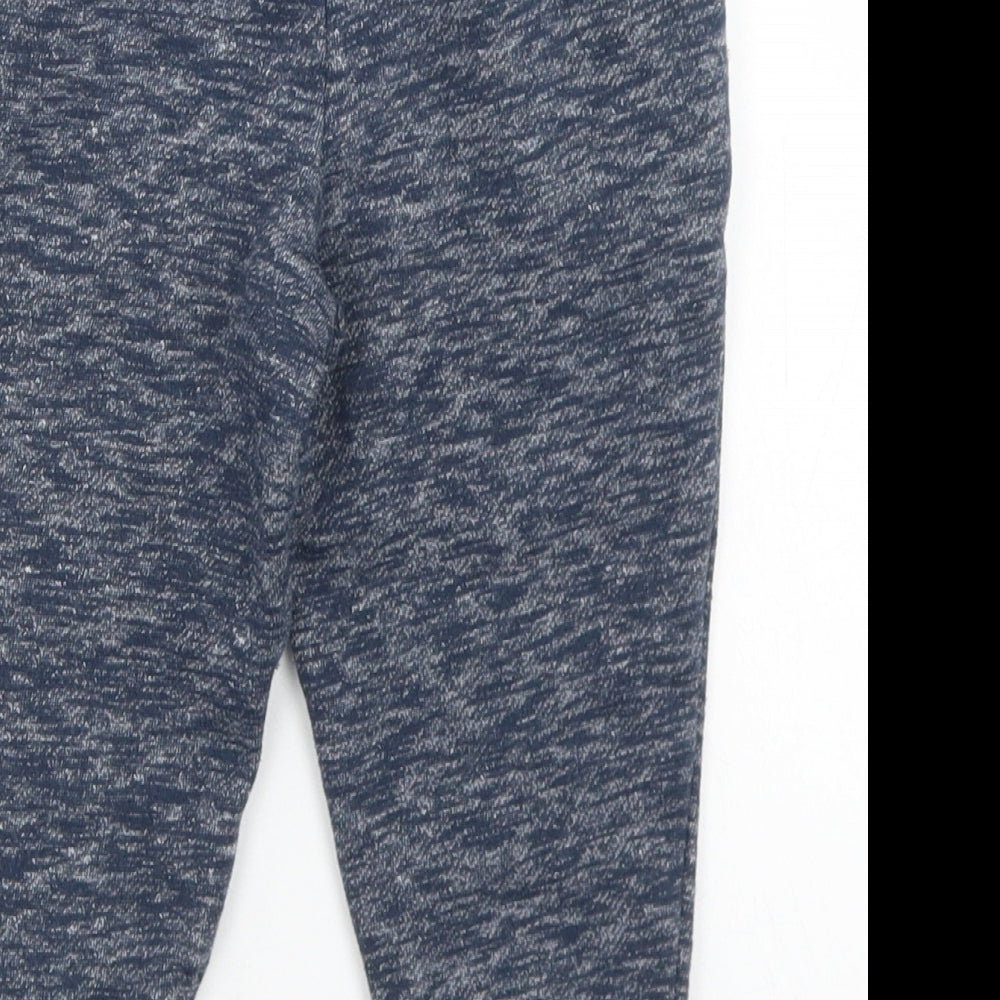 Primark Boys Blue  Cotton Jogger Trousers Size 18-24 Months  Drawstring
