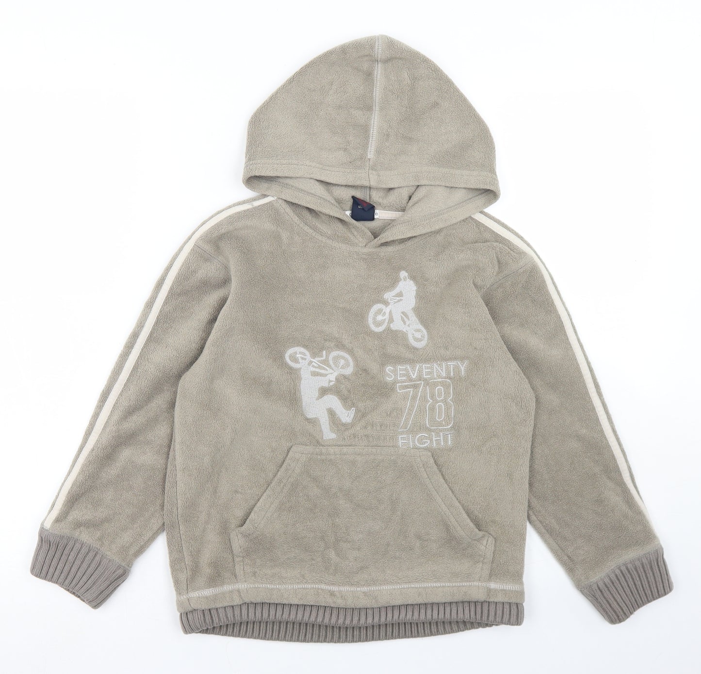 NEXT Boys Green  Polyester Pullover Hoodie Size 8 Years   - BMX