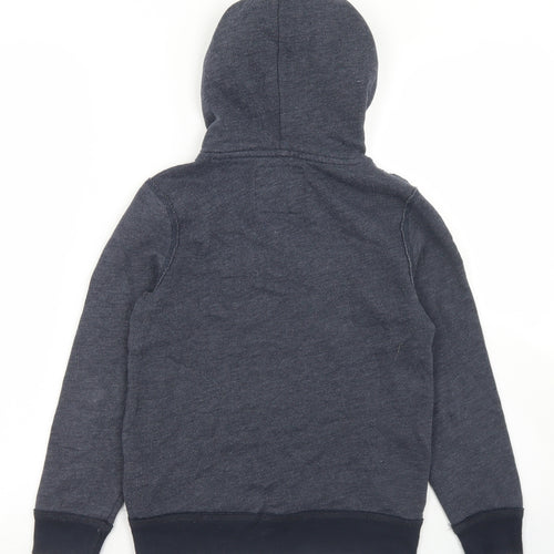 abercrombie kids Boys Blue  Cotton Pullover Hoodie Size 7-8 Years