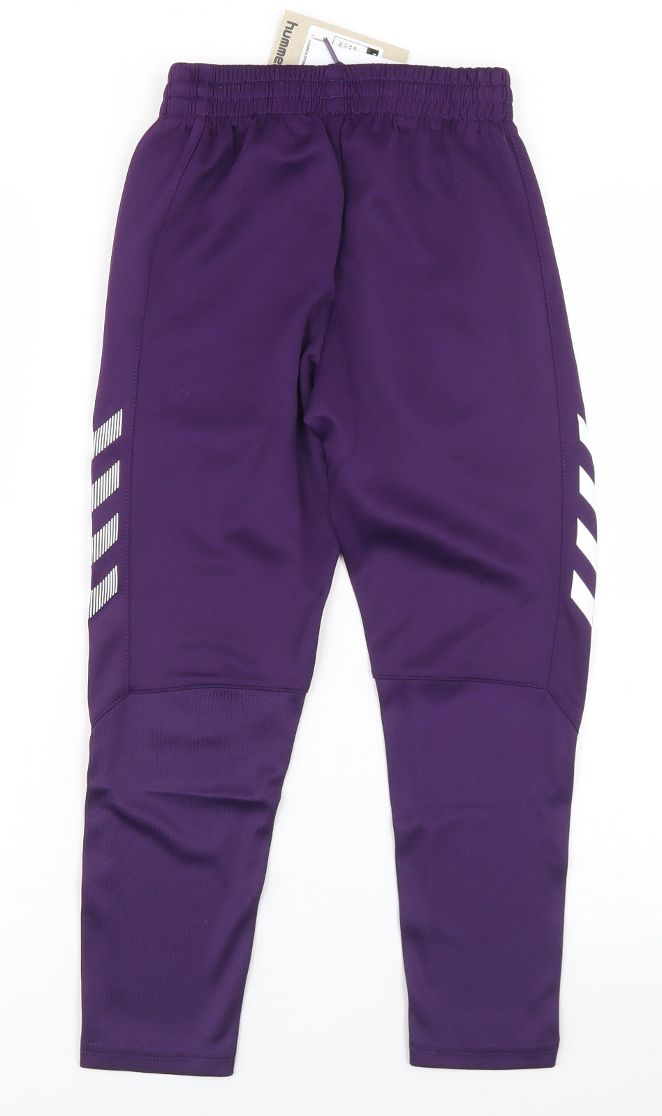 Hummel Boys Purple  Polyester Jogger Trousers Size 8 Years  Regular Drawstring - Everton FC