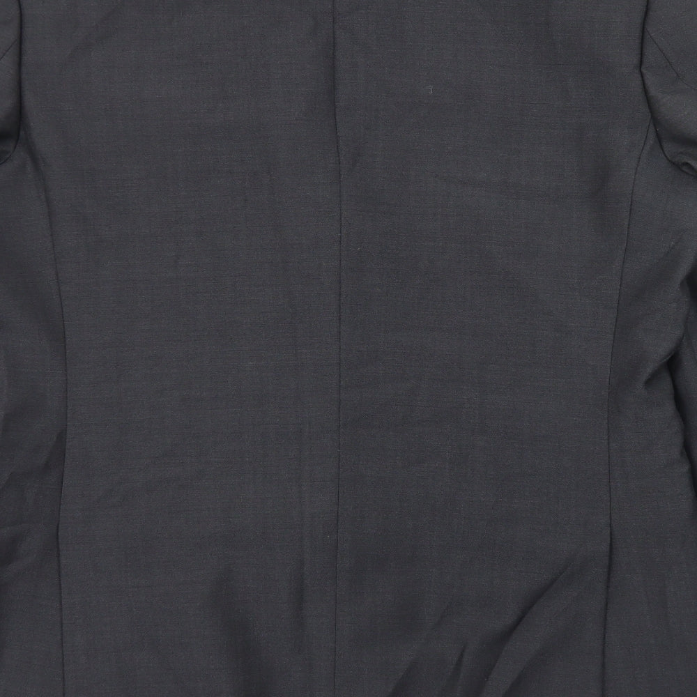 Burton Mens Grey  Polyacrylate Fibre Jacket Blazer Size 42