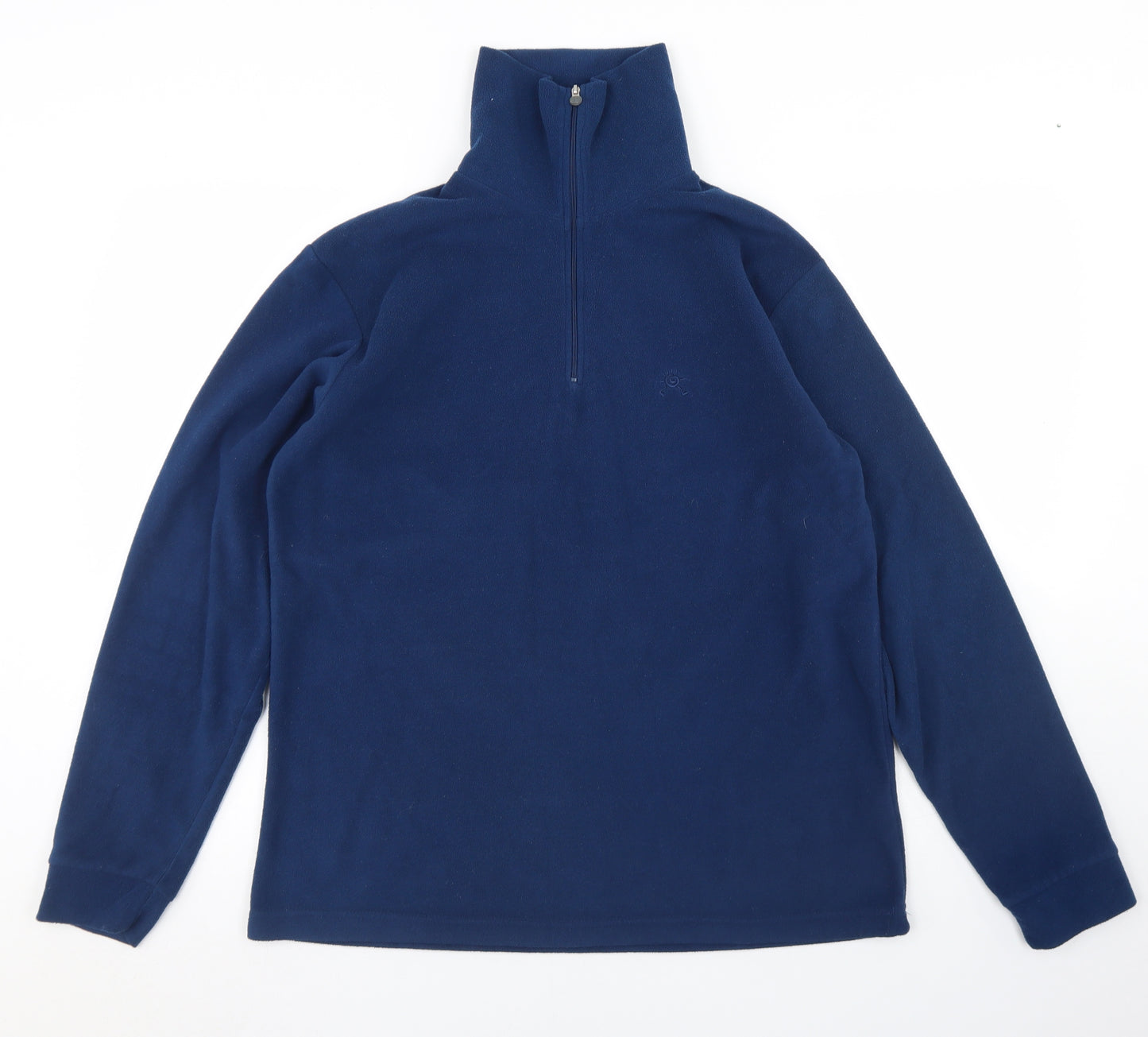 Brekka Mens Blue  Polyester Pullover Sweatshirt Size L
