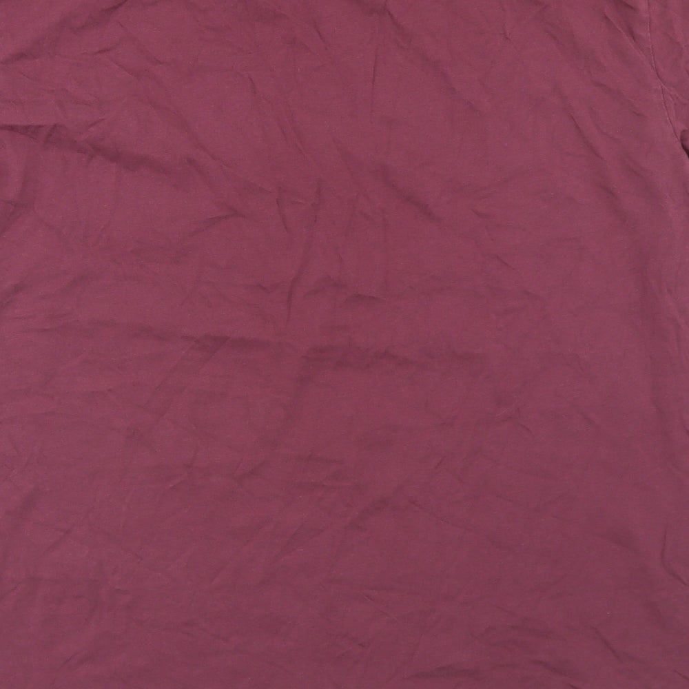 Henri Lloyd Mens Purple  Cotton  T-Shirt Size XL Crew Neck