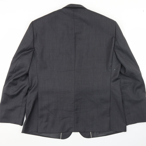 Paul Costelloe Mens Grey  Wool Jacket Blazer Size 44