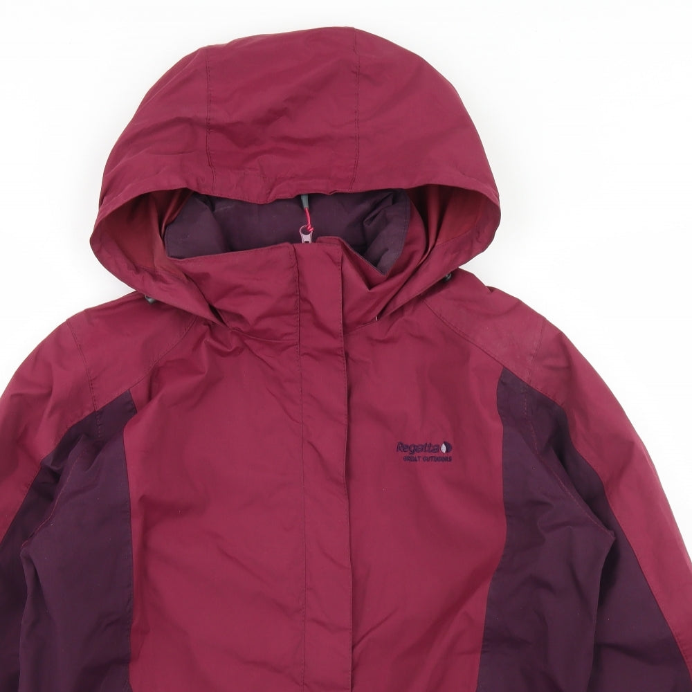 Regatta Womens Purple   Windbreaker Coat Size 12  Zip