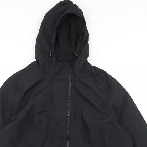 KangaROOS Womens Black   Anorak Jacket Size 24  Zip