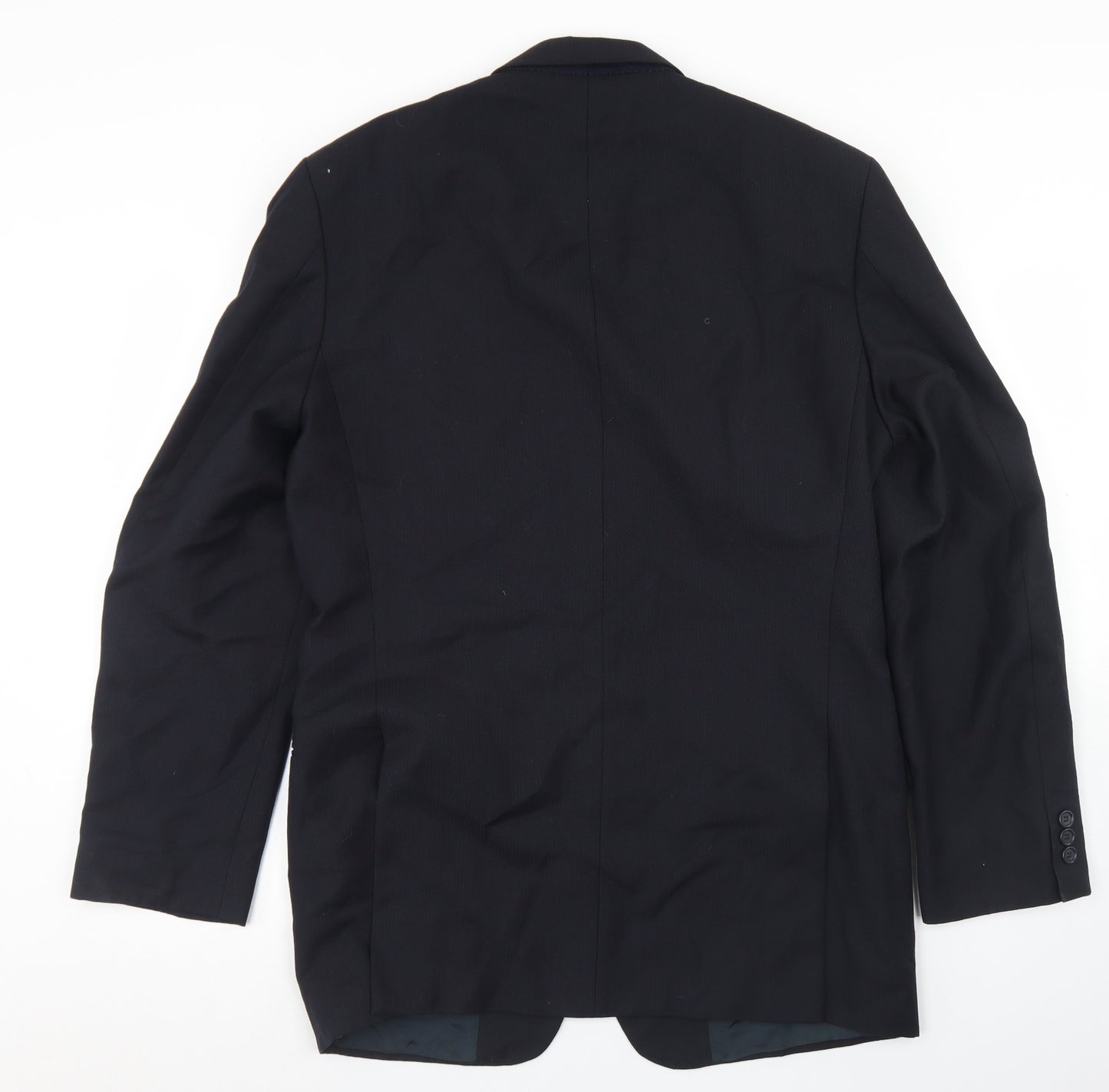 Marks and Spencer Mens Black  Polyester Jacket Blazer Size 38