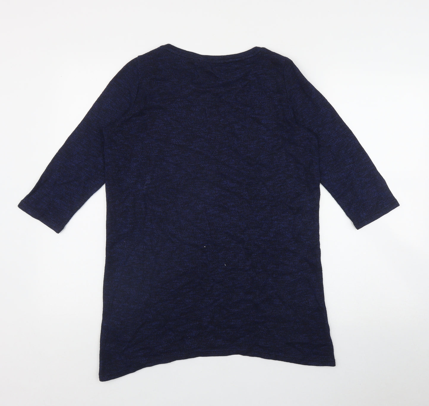 George Womens Black Round Neck  Viscose Pullover Jumper Size 14