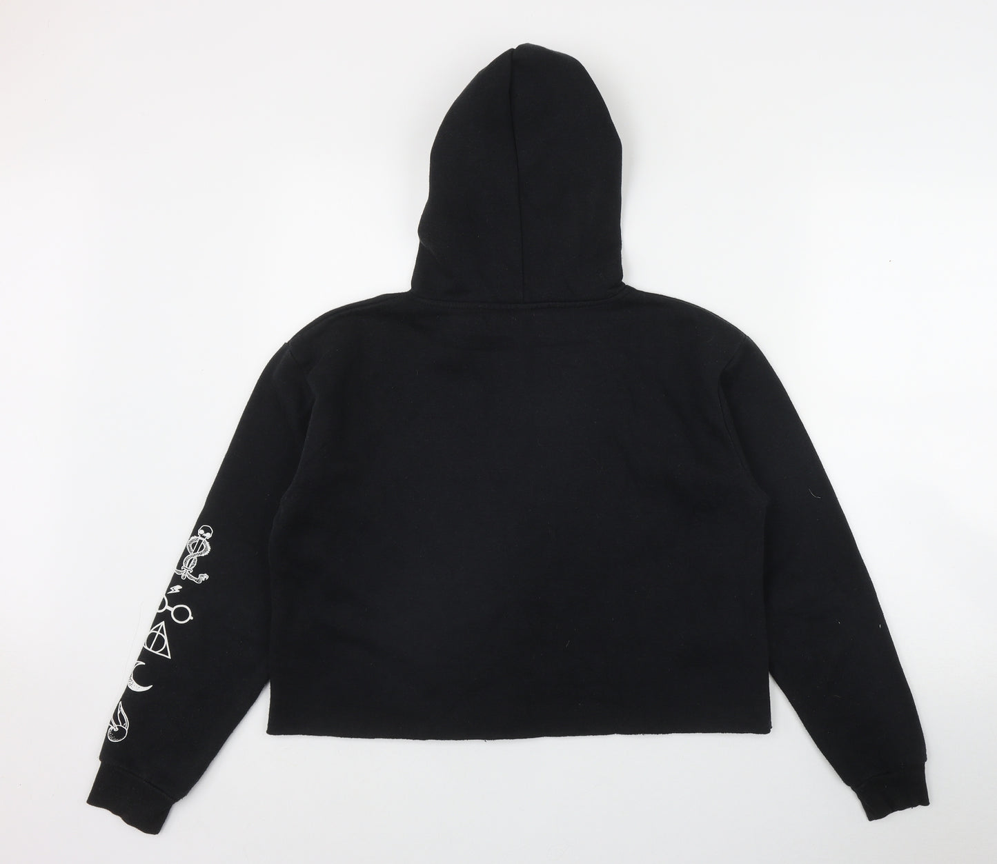 Primark Womens Black  Polyester Pullover Hoodie Size 10  Pullover - Harry Potter