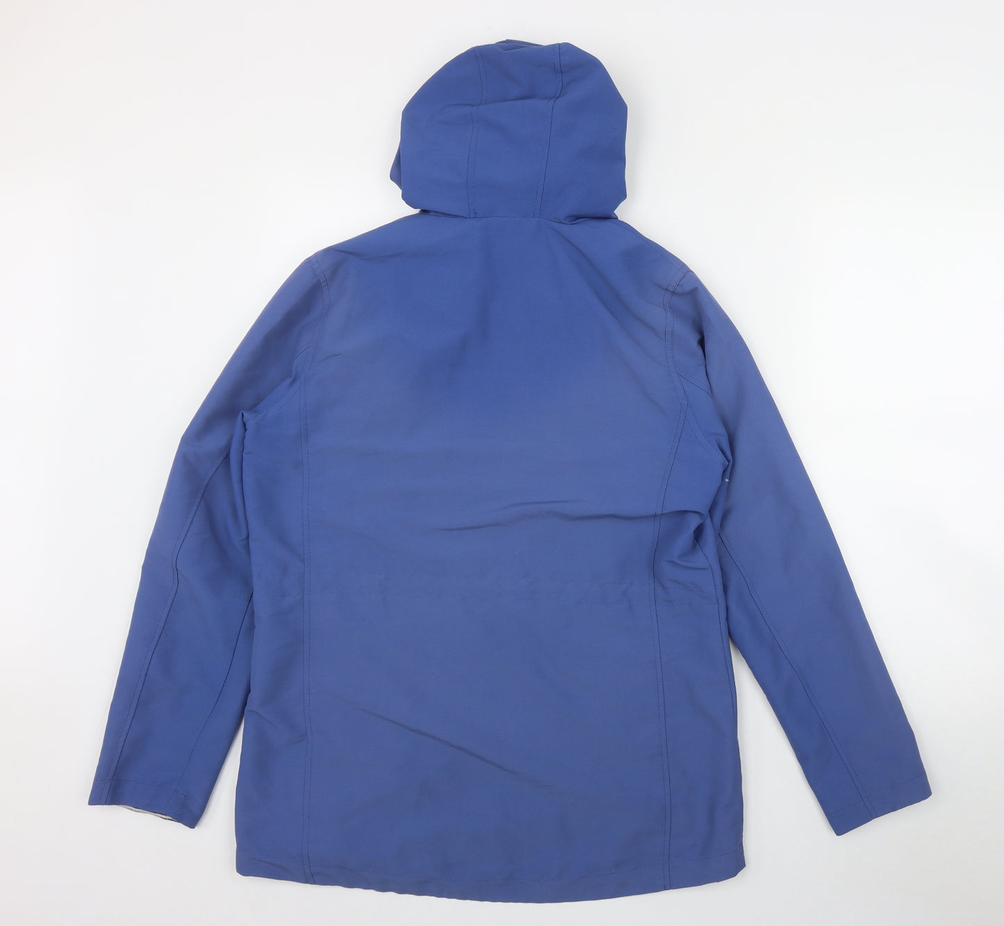 Papaya Womens Blue   Rain Coat Jacket Size 12  Zip