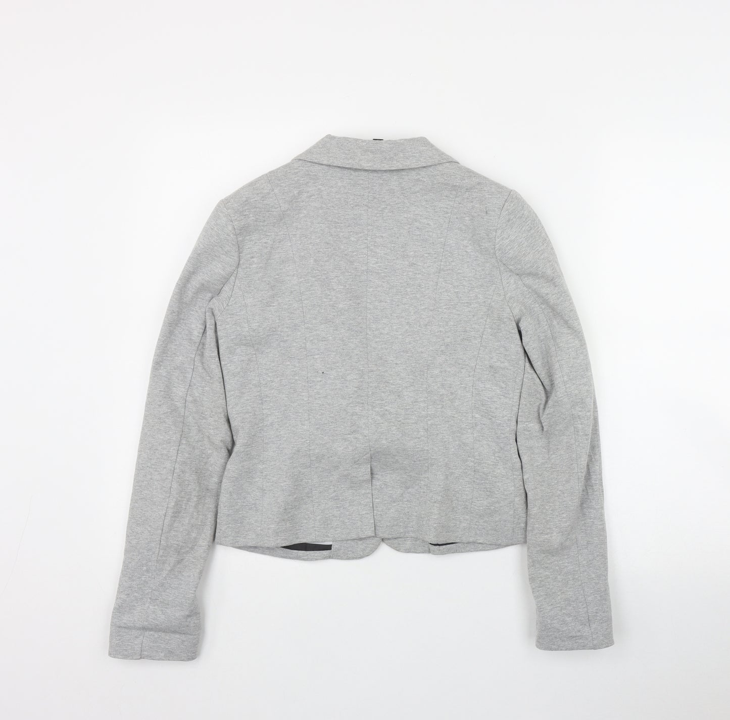 H&M Womens Grey   Jacket Blazer Size S  Button