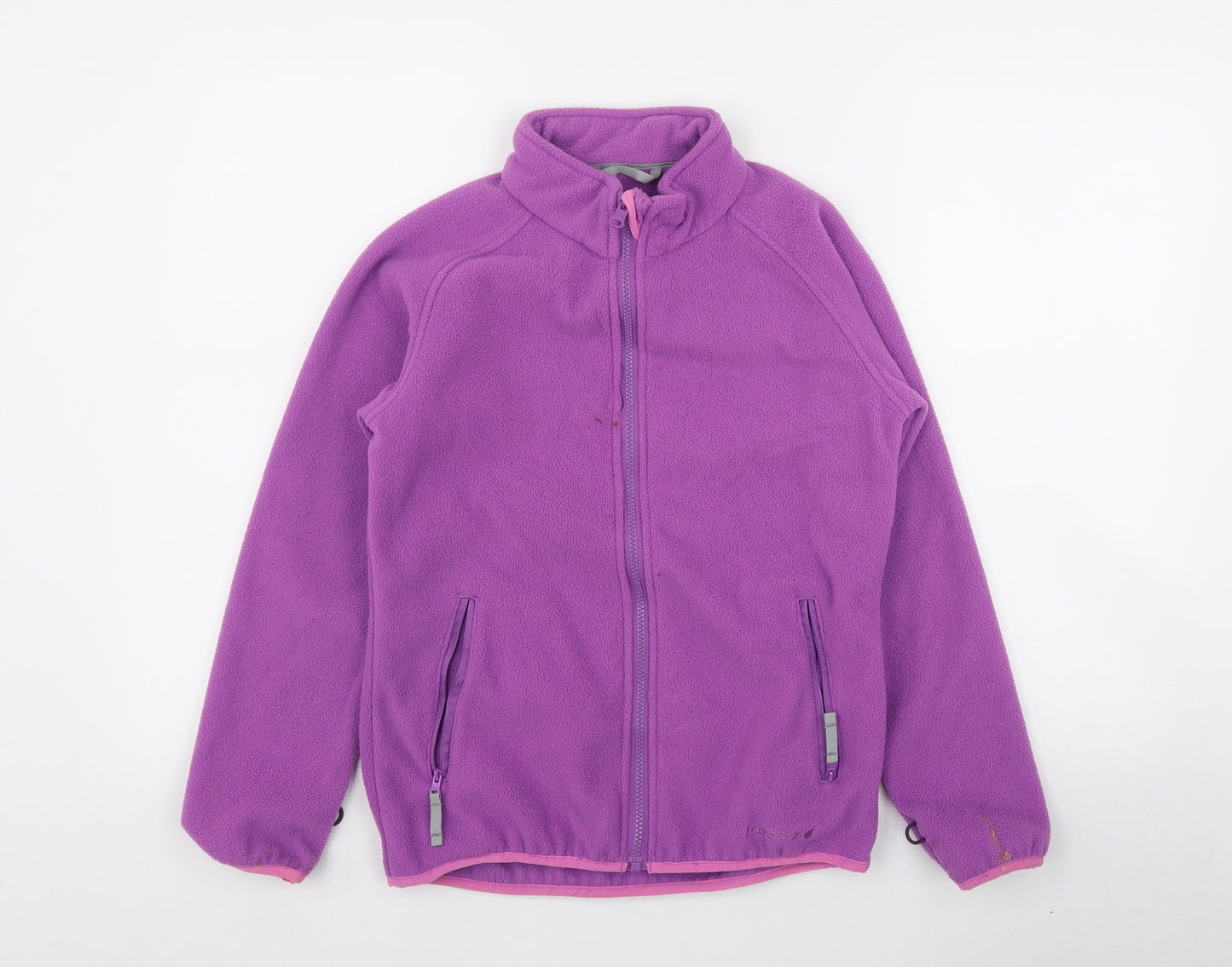 Peter Storm Girls Purple  Polyester Full Zip Sweatshirt Size 11-12 Years  Zip