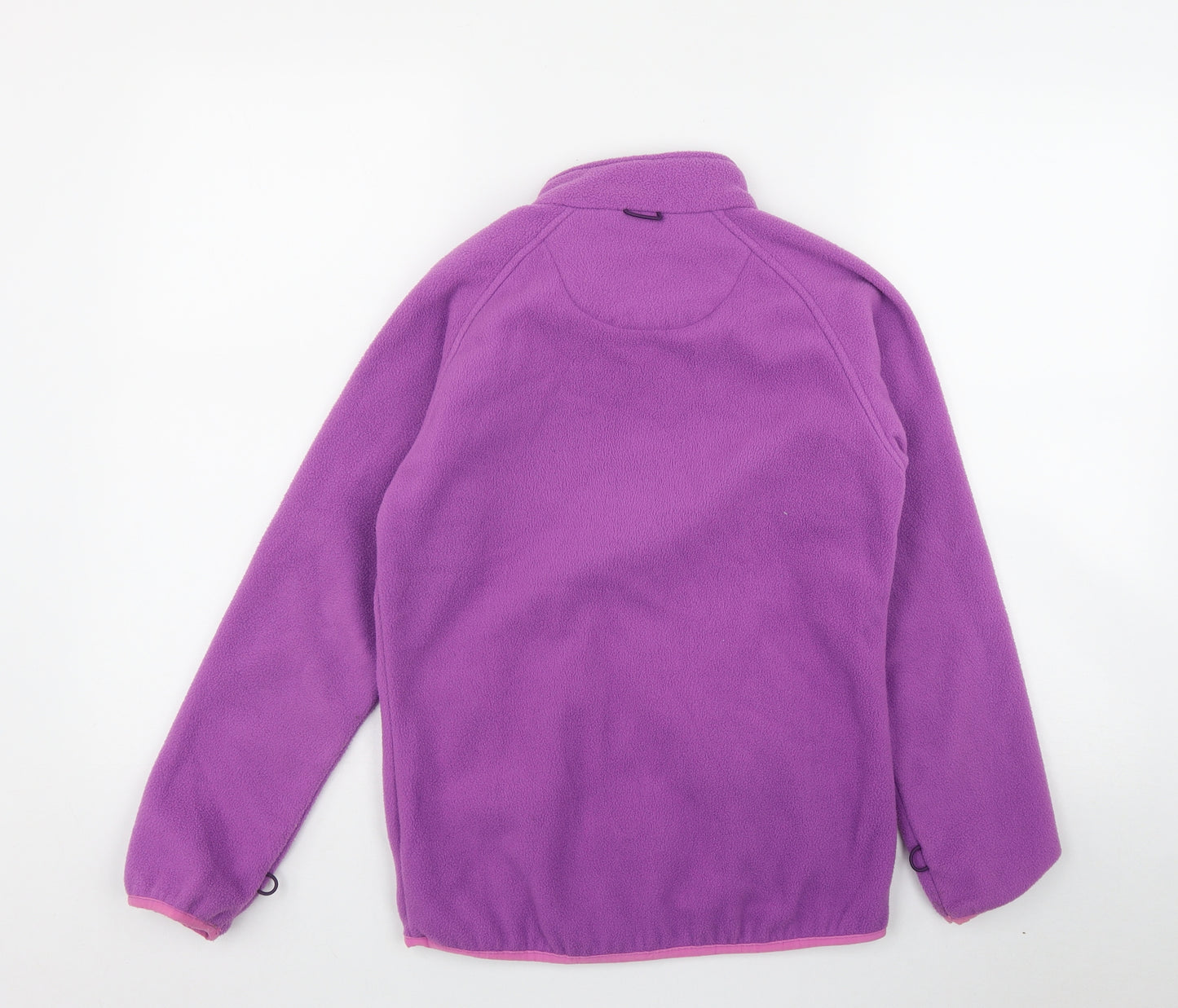 Peter Storm Girls Purple  Polyester Full Zip Sweatshirt Size 11-12 Years  Zip
