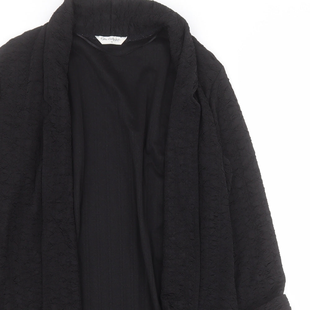 Miss Selfirdge Womens Black   Jacket Blazer Size 10