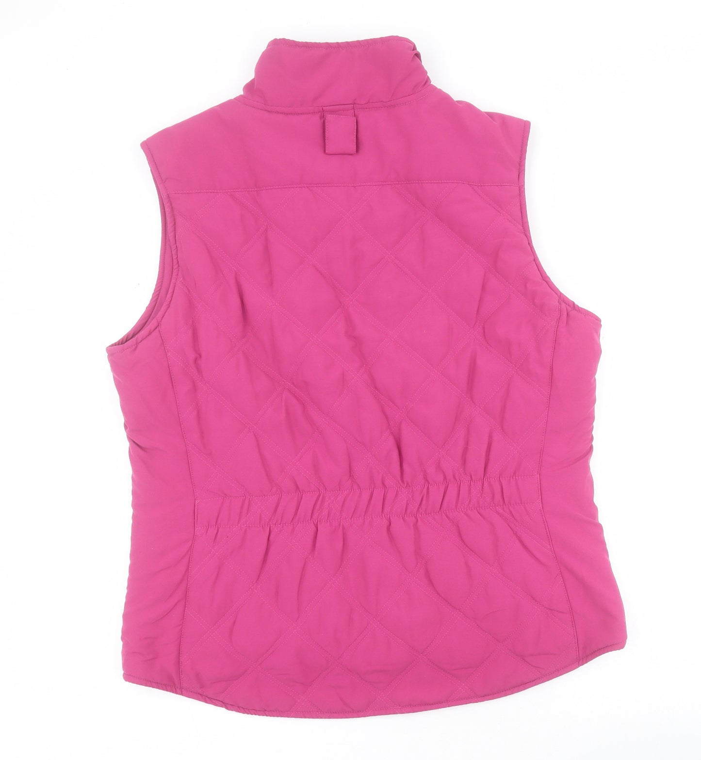 MUSTO Womens Pink   Gilet Coat Size 14  Zip