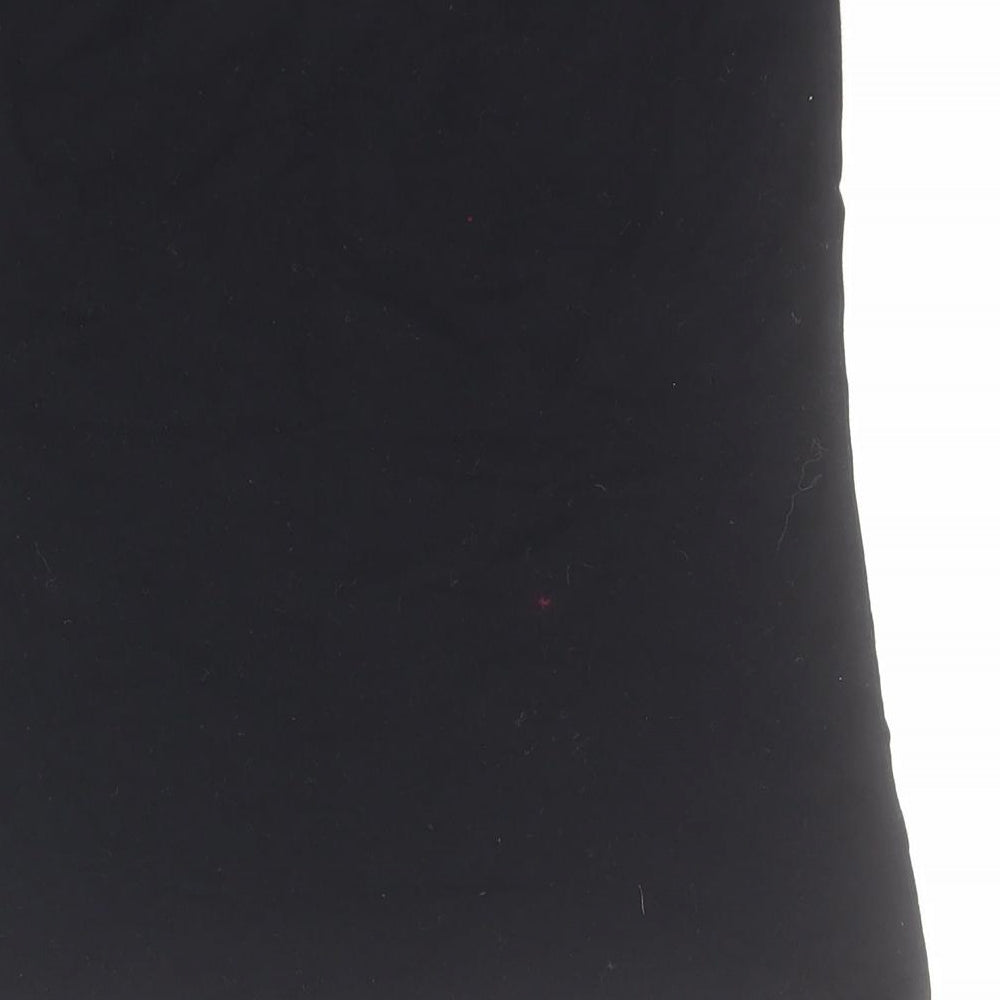 NEXT Womens Black  Cotton Basic Tank Size 18 Off the Shoulder