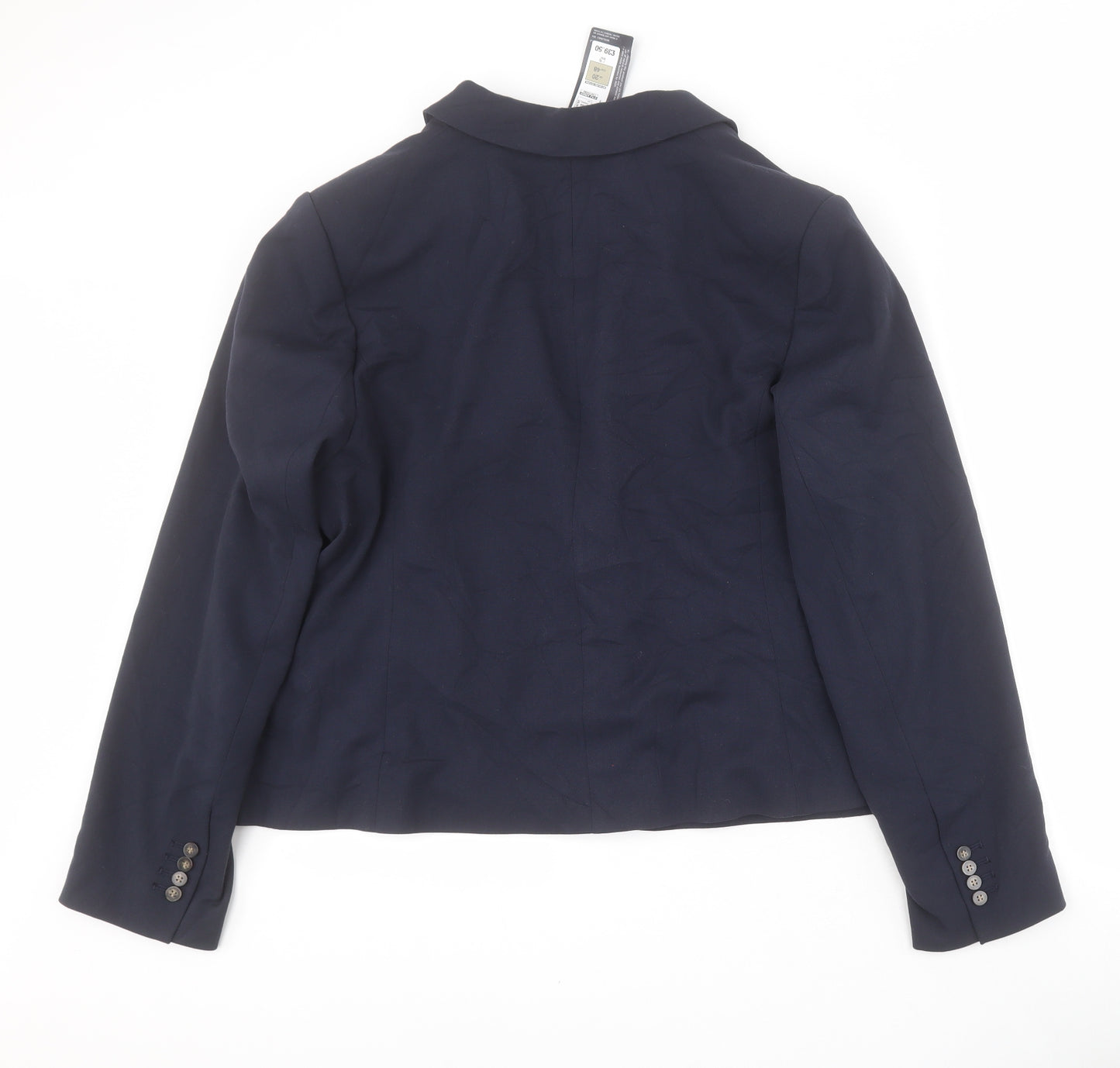 Marks and Spencer Womens Blue   Jacket Blazer Size 20  Button