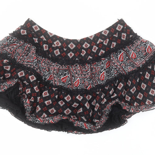 Primark Womens Black  Polyester Tutu Skirt Size 12   Zip