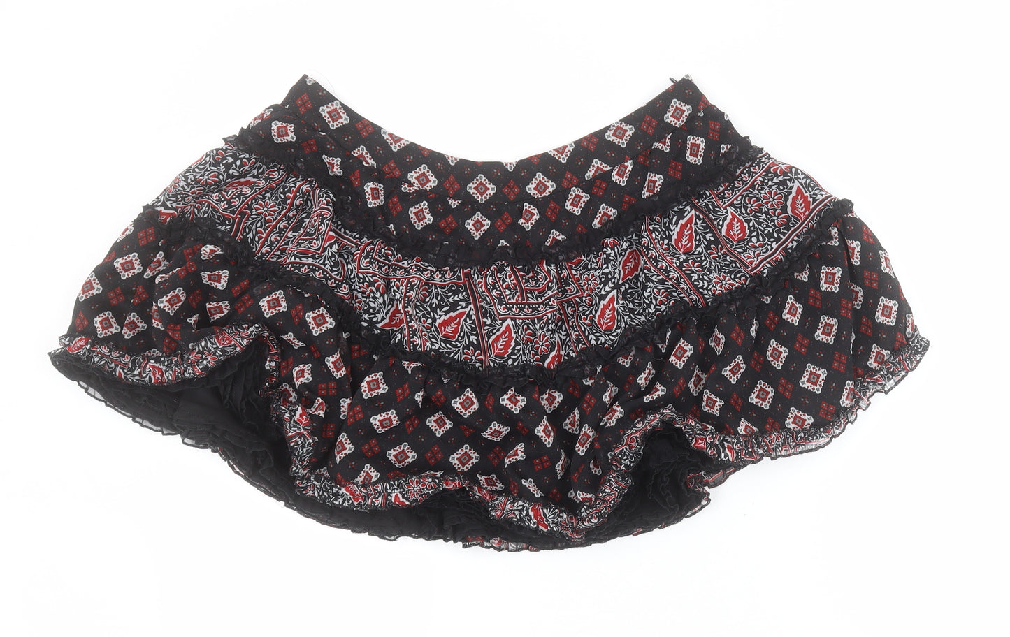 Primark Womens Black  Polyester Tutu Skirt Size 12   Zip