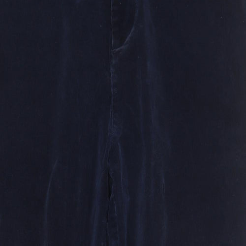 Cotton Traders Mens Blue  Cotton Chino Trousers Size 40 L20 in Regular Zip