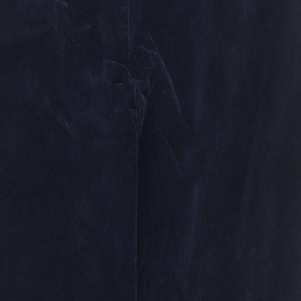 Cotton Traders Mens Blue  Cotton Chino Trousers Size 40 L20 in Regular Zip