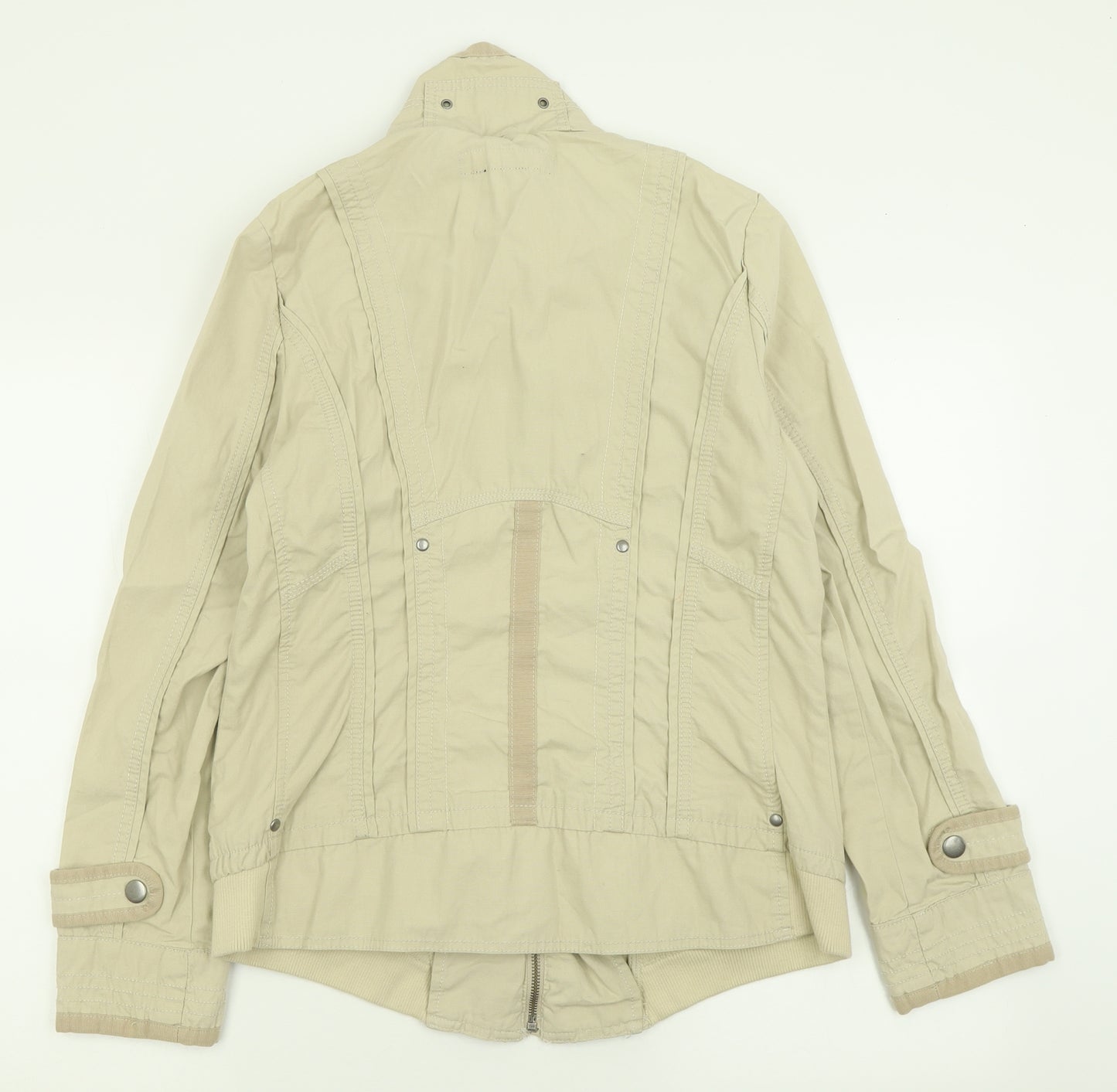 NEXT Womens Beige   Jacket  Size 12  Zip