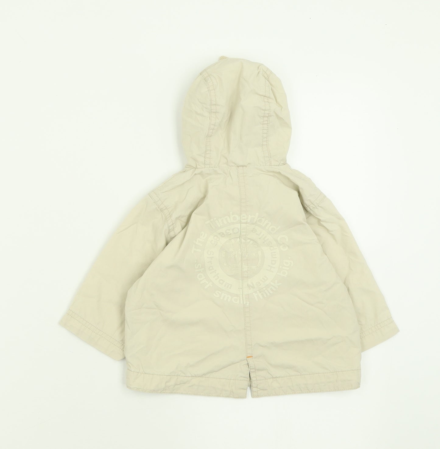Timberland Boys Beige   Basic Jacket Jacket Size 6-9 Months   Zip