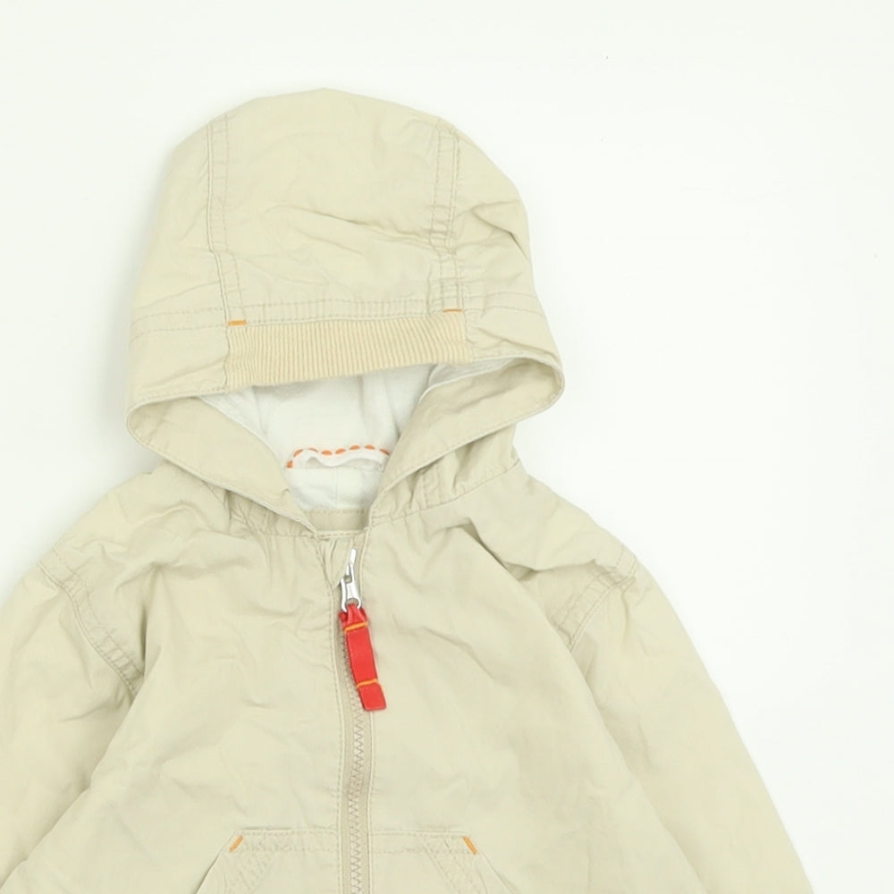 Timberland Boys Beige   Basic Jacket Jacket Size 6-9 Months   Zip