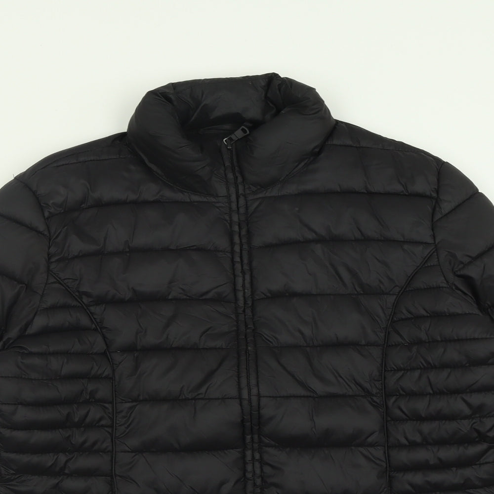 Atmosphere Womens Black   Puffer Jacket Jacket Size M  Zip