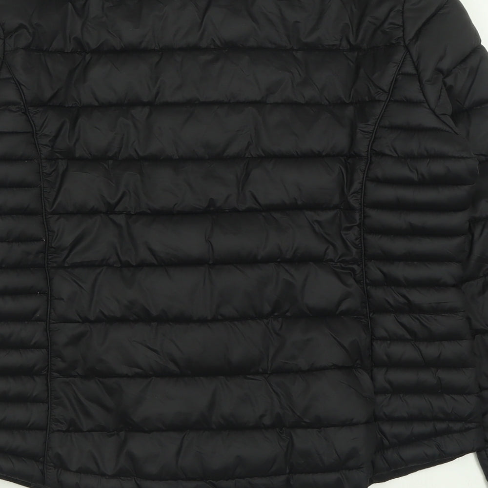 Atmosphere Womens Black   Puffer Jacket Jacket Size M  Zip