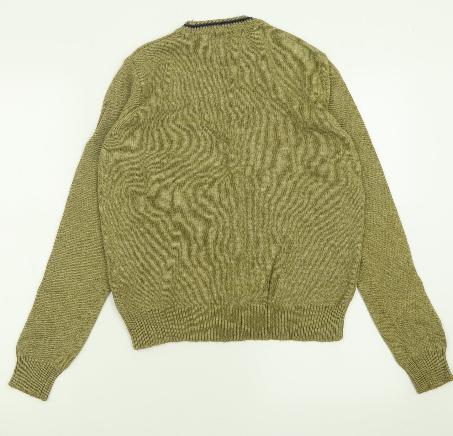 Barbour Boys Green Crew Neck  Viscose Pullover Jumper Size 10-11 Years  Pullover