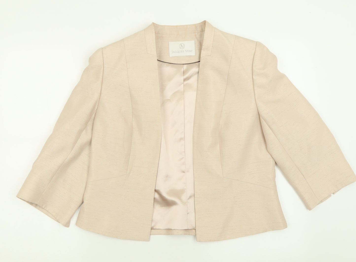 Jacqes Vert Womens Beige  Polyester Kimono Blouse Size 14 V-Neck