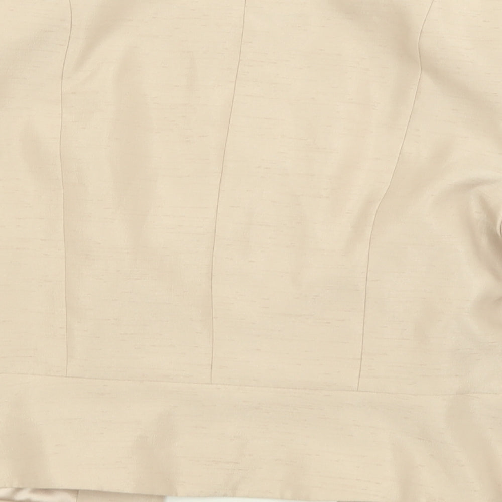 Jacqes Vert Womens Beige  Polyester Kimono Blouse Size 14 V-Neck