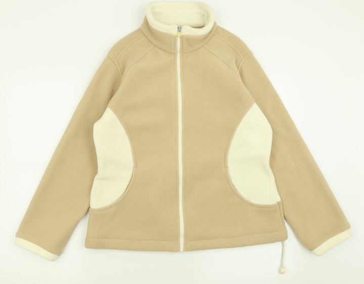 Marks and Spencer Womens Beige   Jacket  Size 14  Zip