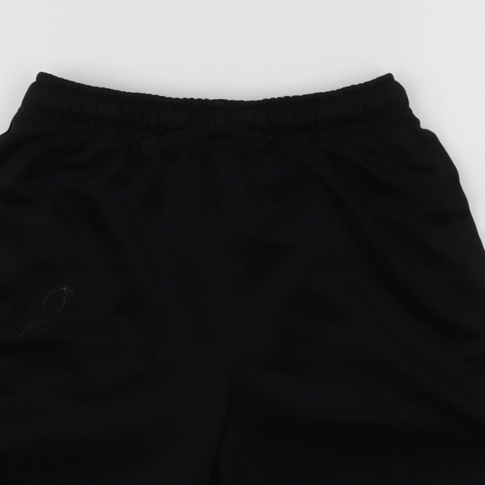 Nike Boys Black  Polyester Sweat Shorts Size 14-15 Years  Regular Drawstring