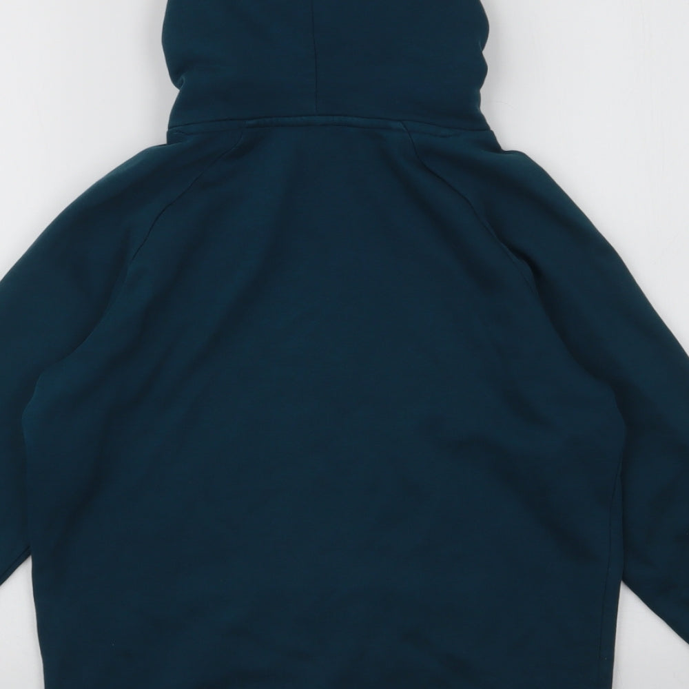 George Boys Green  Cotton Pullover Hoodie Size 8-9 Years  Pullover