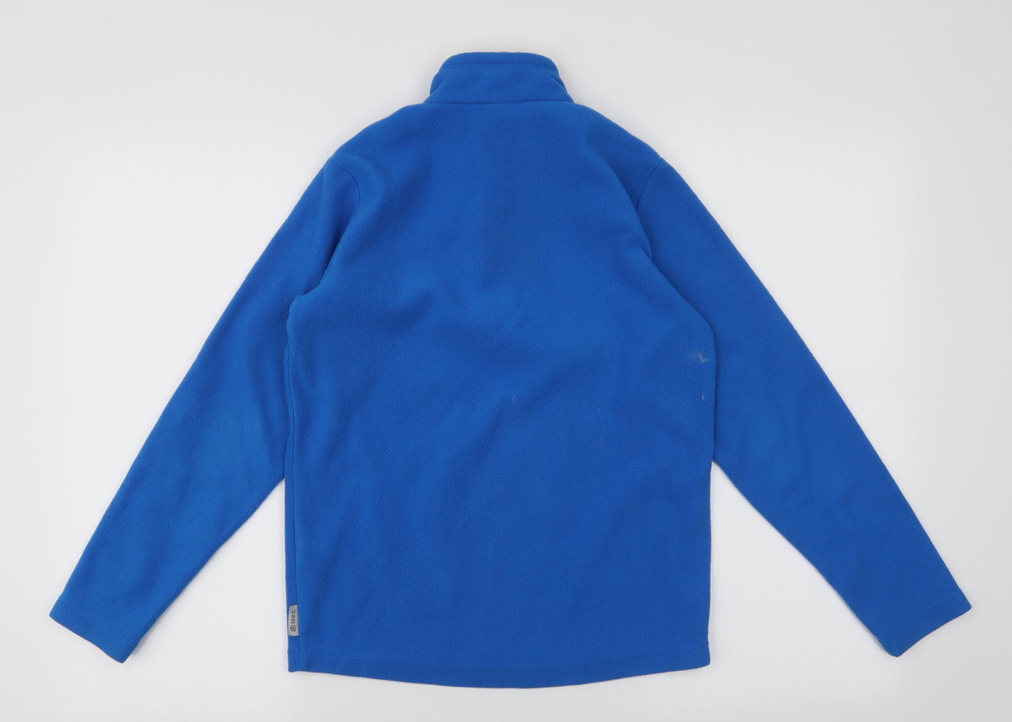 Quechuo Boys Blue  Polyester Pullover Sweatshirt Size 12 Years  Zip