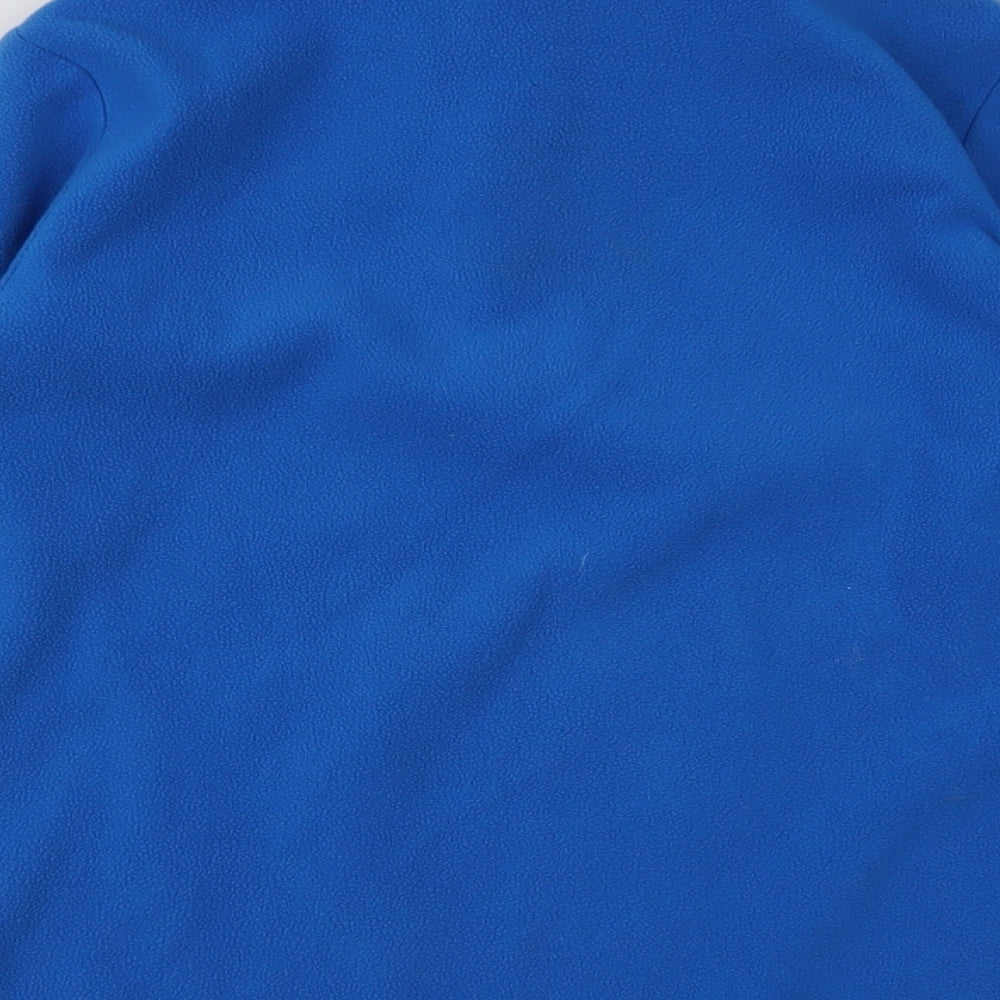 Quechuo Boys Blue  Polyester Pullover Sweatshirt Size 12 Years  Zip