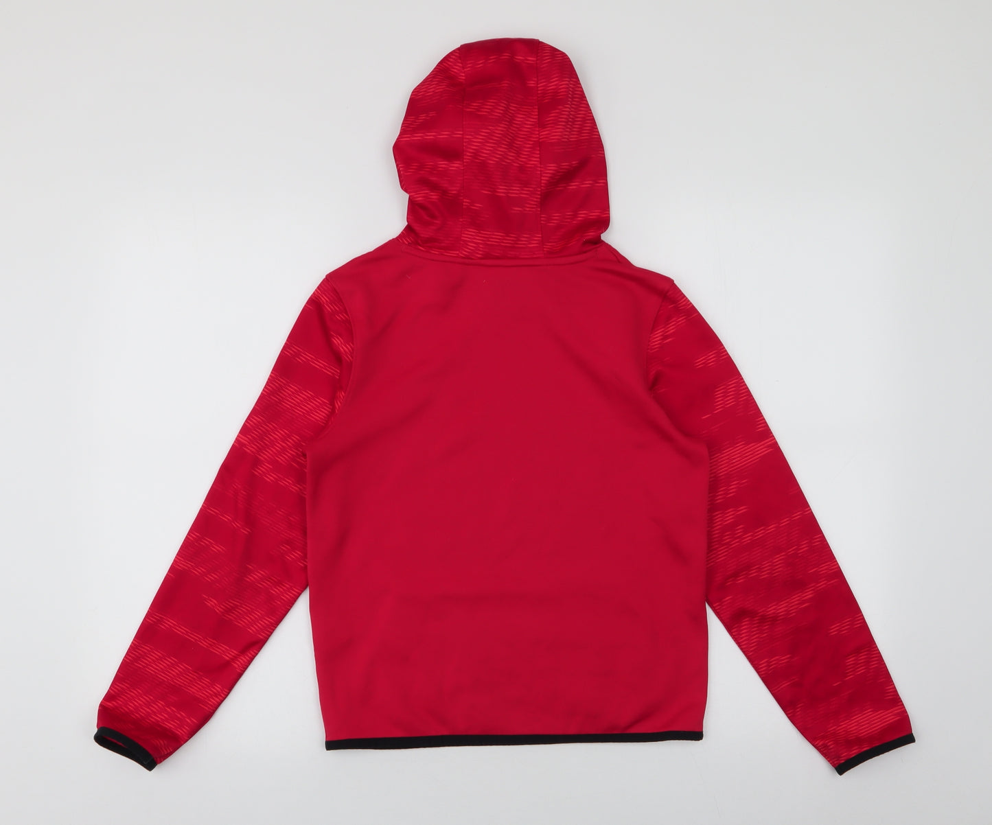 Under armour Boys Red  Polyester Pullover Hoodie Size L  Pullover