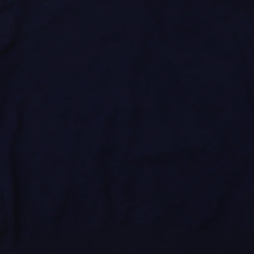 Dunnes Stores Womens Blue Round Neck  Viscose Cardigan Jumper Size 14
