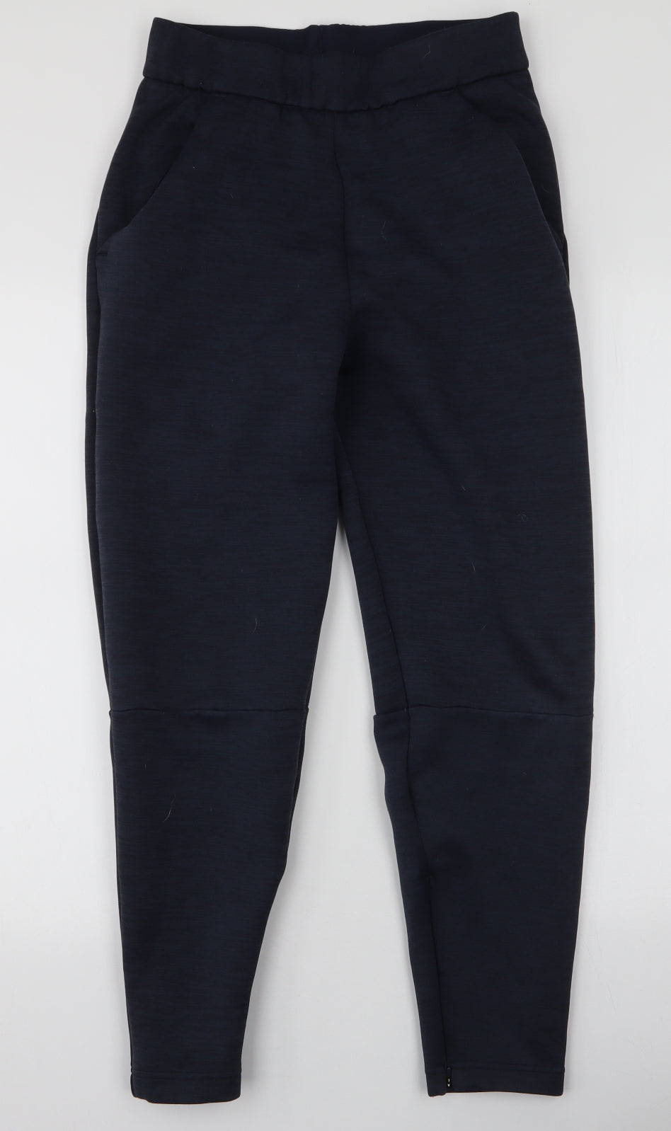 adidas Mens Blue  Polyester Jogger Trousers Size S L27 in Slim