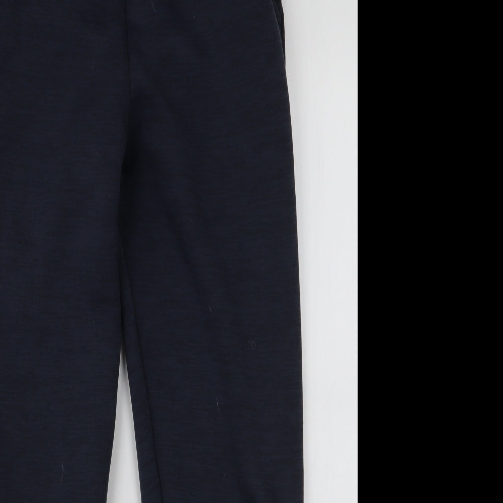 adidas Mens Blue  Polyester Jogger Trousers Size S L27 in Slim