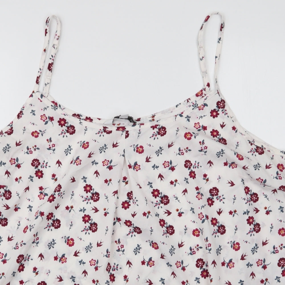 Capsule Womens Multicoloured Floral Polyester Basic Blouse Size 22 Round Neck