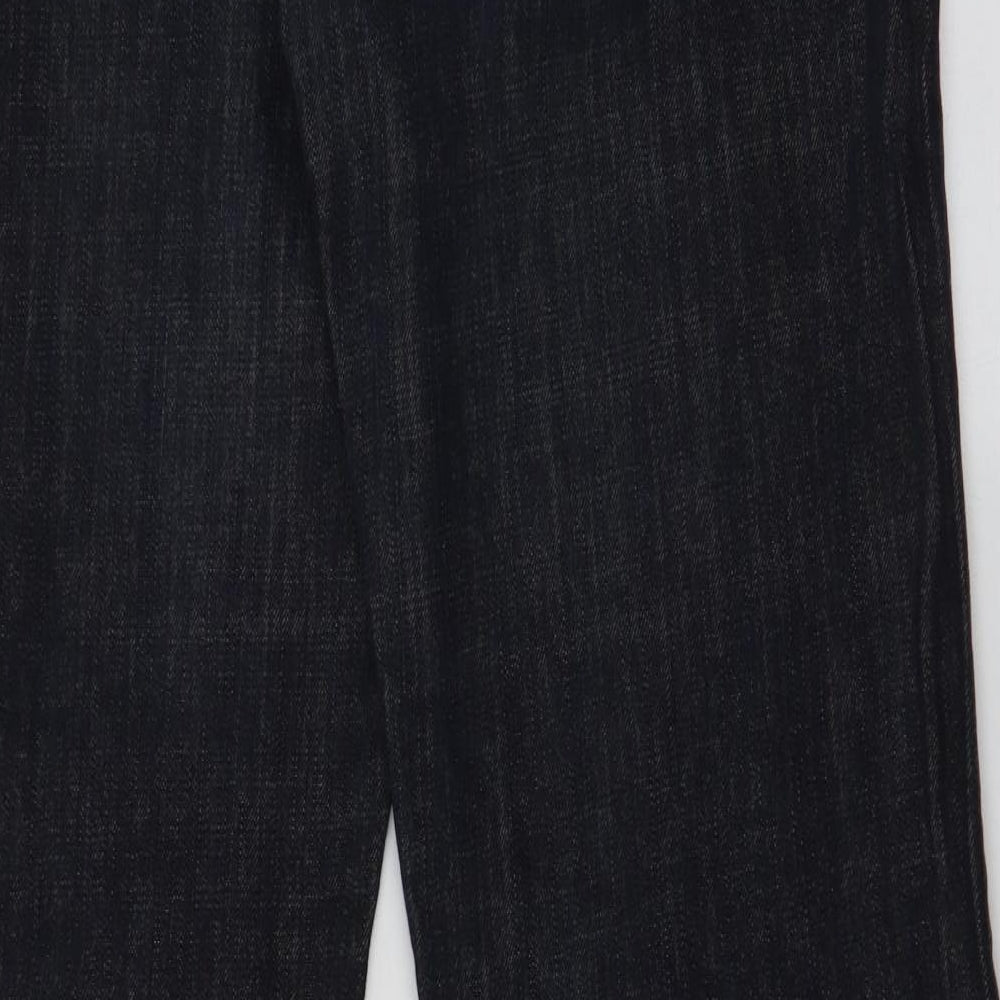 NEXT Mens Blue  Cotton Straight Jeans Size 34 in L32 in Regular Zip