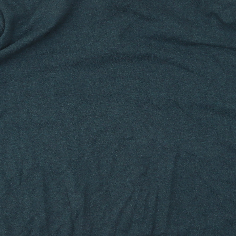 NEXT Mens Green Collared  Cotton Pullover Jumper Size XL