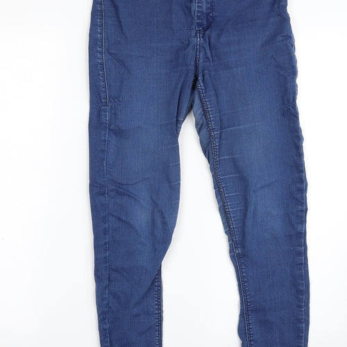 Topshop Womens Blue  Cotton Jegging Jeans Size 28 in L26 in Slim