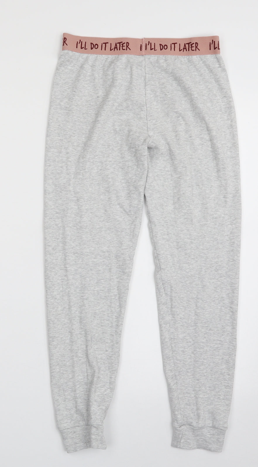 Marks and Spencer Girls Grey  Cotton Jegging Trousers Size 11-12 Years  Regular  - I'll do it later