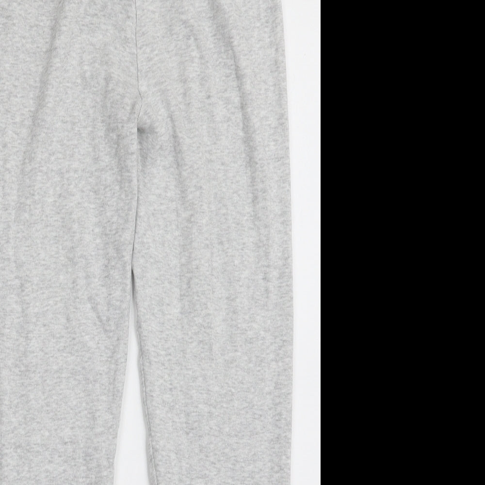 Marks and Spencer Girls Grey  Cotton Jegging Trousers Size 11-12 Years  Regular  - I'll do it later